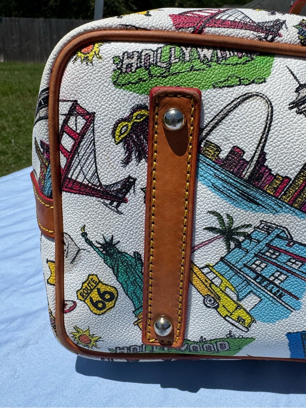 Dooney & Bourke Americana Landmark/Road Trip Tote - Picture 6 of 16